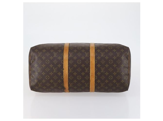 LOUIS VUITTON Borsa Boston Monogram Keepall 50 M41426 LV Auth 154814 Monogramma - vista 9