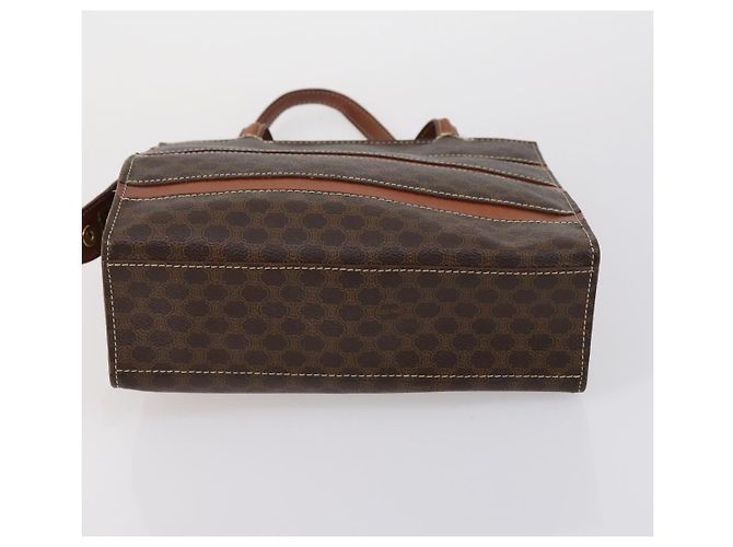 Céline Borsa a Spalla in Tela Macadam CELINE PVC 4 Pezzi Beige Marrone Auth ki6177 - vista 15