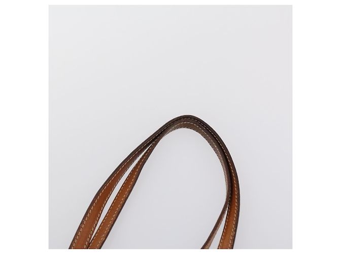 Céline Borsa a Spalla in Tela Macadam CELINE PVC 4 Pezzi Beige Marrone Auth ki6177 - vista 27