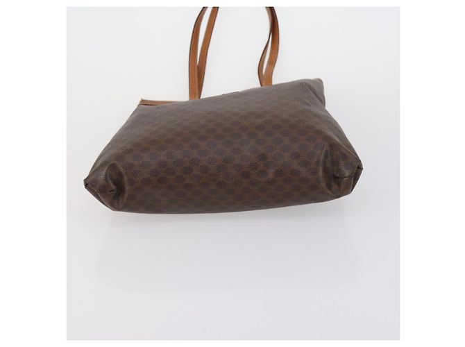 Céline Borsa a Spalla in Tela Macadam CELINE PVC 4 Pezzi Beige Marrone Auth ki6177 - vista 28