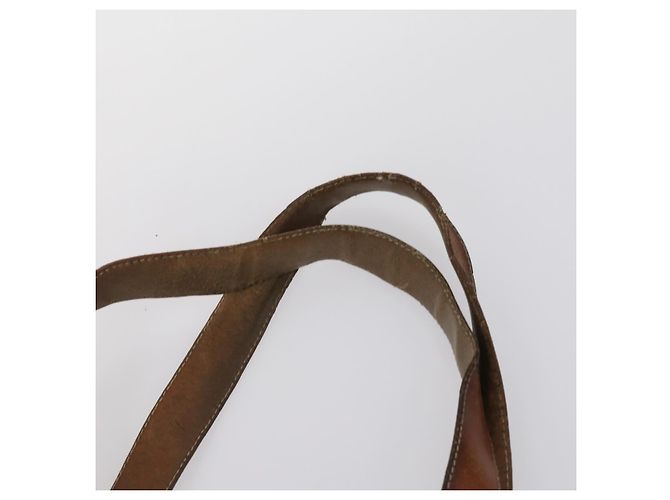 Céline Borsa a Spalla in Tela Macadam CELINE PVC 4 Pezzi Beige Marrone Auth ki6177 - vista 5