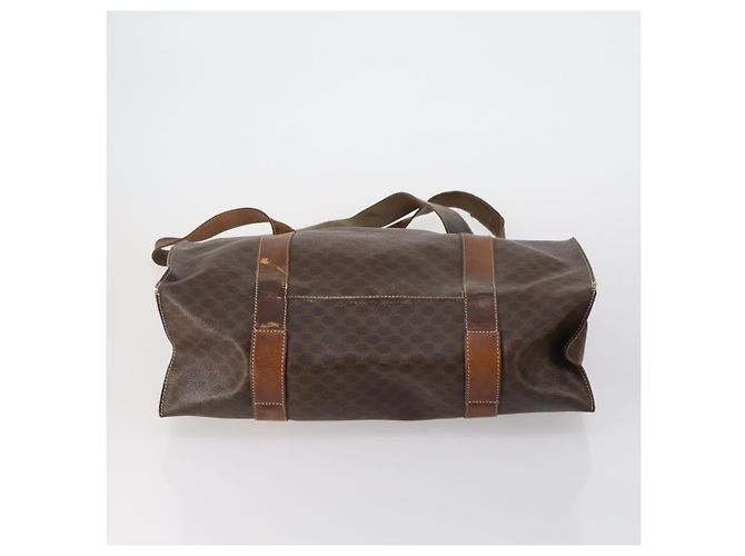Céline Borsa a Spalla in Tela Macadam CELINE PVC 4 Pezzi Beige Marrone Auth ki6177 - vista 7