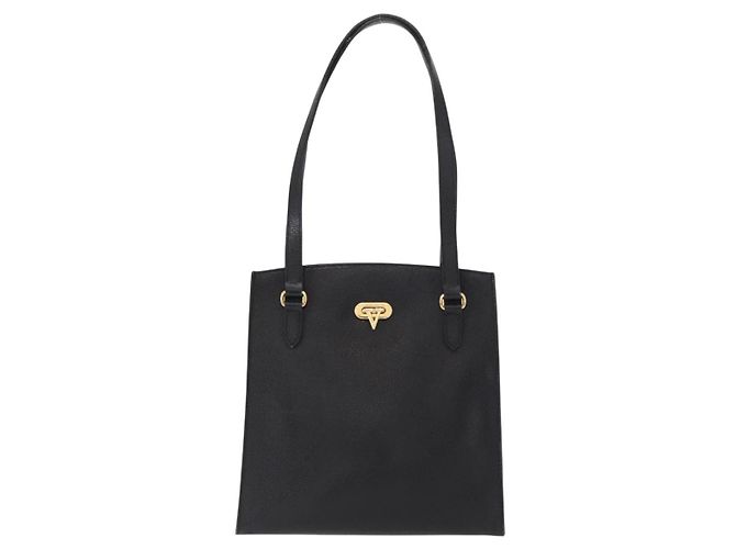 Borsa a Spalla in Pelle Nera e Oro VALENTINO Auth bs31441 Nero D'oro - vista 13