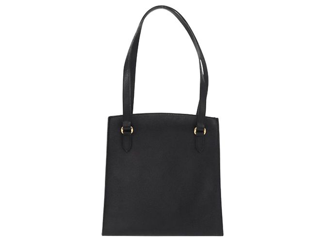 Borsa a Spalla in Pelle Nera e Oro VALENTINO Auth bs31441 Nero D'oro - vista 2