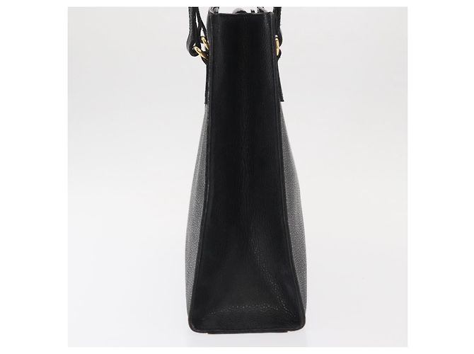 Borsa a Spalla in Pelle Nera e Oro VALENTINO Auth bs31441 Nero D'oro - vista 4