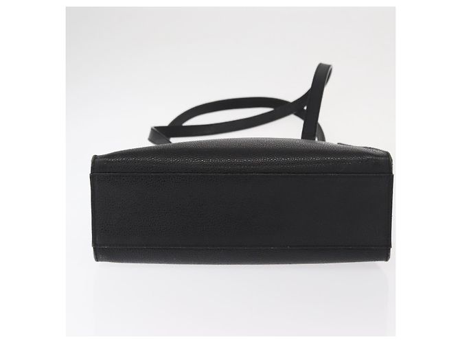 Borsa a Spalla in Pelle Nera e Oro VALENTINO Auth bs31441 Nero D'oro - vista 5