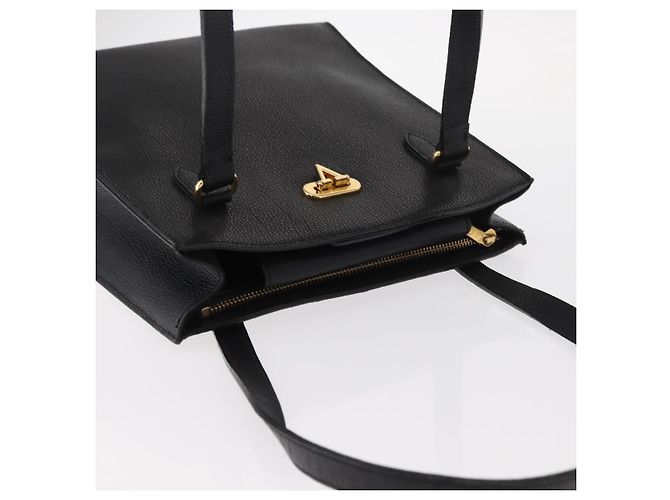 Borsa a Spalla in Pelle Nera e Oro VALENTINO Auth bs31441 Nero D'oro - vista 6