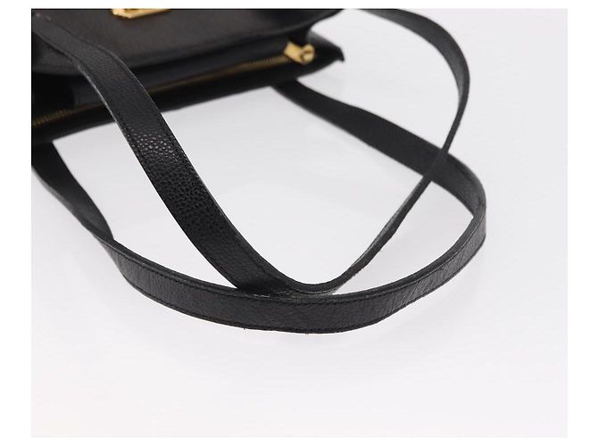 Borsa a Spalla in Pelle Nera e Oro VALENTINO Auth bs31441 Nero D'oro - vista 7