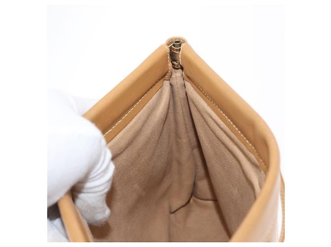 Gucci Borsa a Spalla Micro GG Supreme PVC Crema Oro 007 101 5553 Auth 151435 D'oro Crudo - vista 18