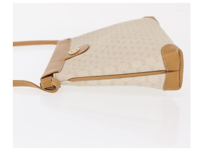 Gucci Borsa a Spalla Micro GG Supreme PVC Crema Oro 007 101 5553 Auth 151435 D'oro Crudo - vista 5