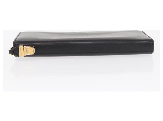 Portafoglio in pelle SAINT LAURENT BOTTEGA VENETA CHANEL 2 pezzi Auth bs31482 Nero Blu - vista 21