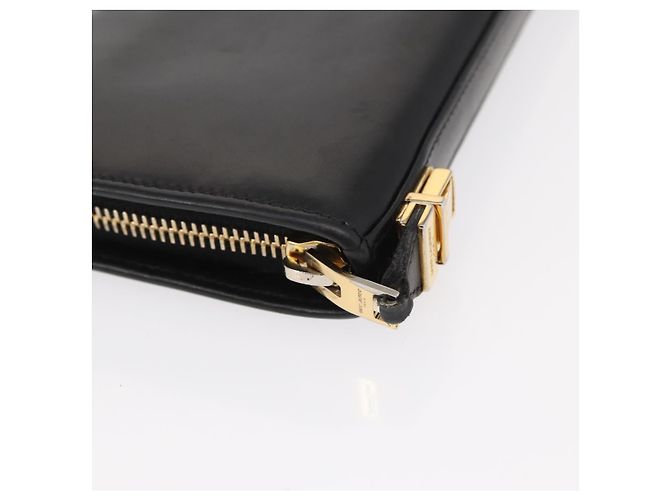 Portafoglio in pelle SAINT LAURENT BOTTEGA VENETA CHANEL 2 pezzi Auth bs31482 Nero Blu - vista 22