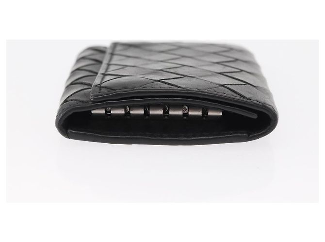 Portafoglio in pelle SAINT LAURENT BOTTEGA VENETA CHANEL 2 pezzi Auth bs31482 Nero Blu - vista 4