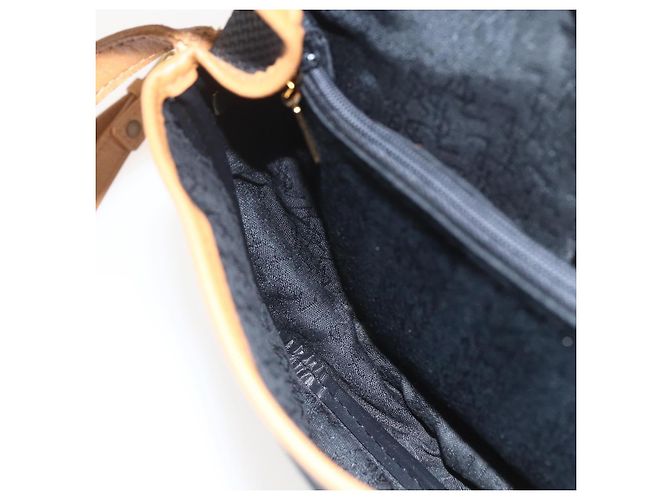 Saint Laurent Borsa a Spalla in Tela Nera e Oro Auth 151604 Nero D'oro - vista 16