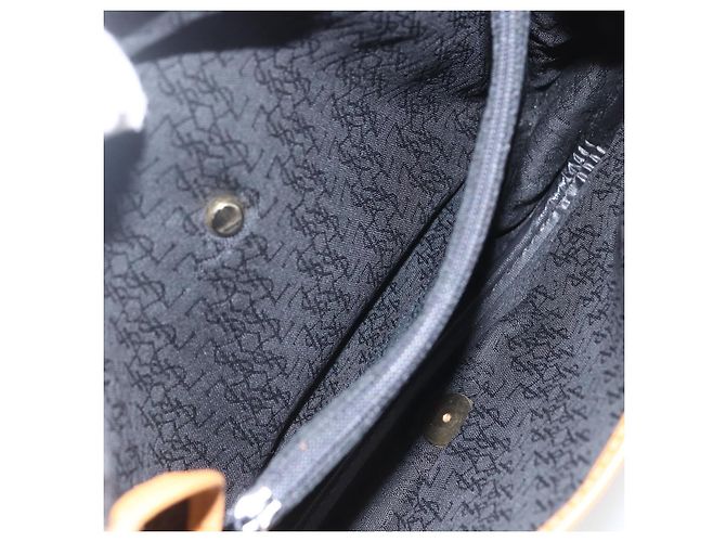 Saint Laurent Borsa a Spalla in Tela Nera e Oro Auth 151604 Nero D'oro - vista 18