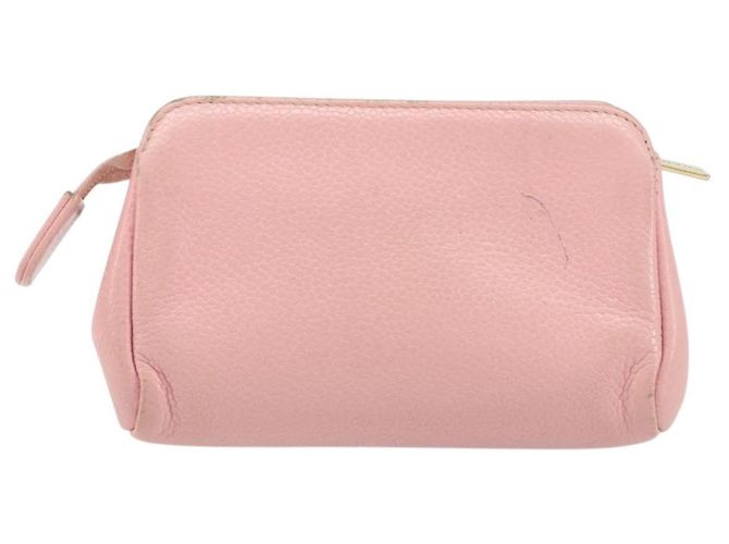 Bolso CHANEL COCO Mark de Piel Caviar Rosa Oro CC Auth bs31452 Dorado - vista 3