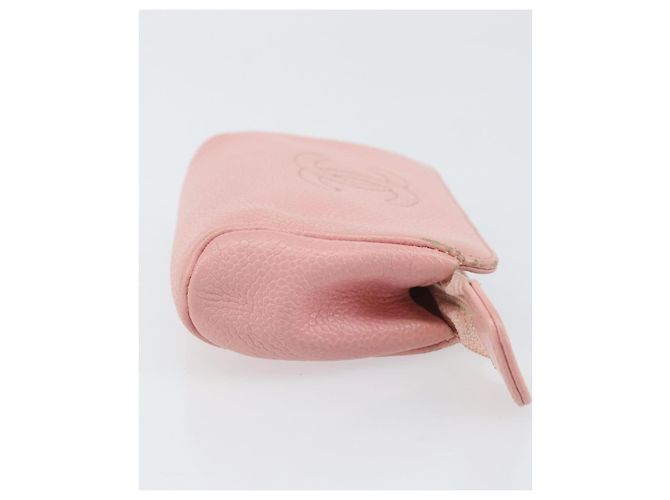 Bolso CHANEL COCO Mark de Piel Caviar Rosa Oro CC Auth bs31452 Dorado - vista 4