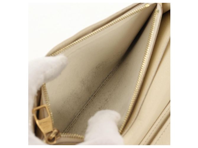 LOUIS VUITTON Cartera NM Craggy Brazza Monogram M83335 Auth 153325M Beige - vista 11