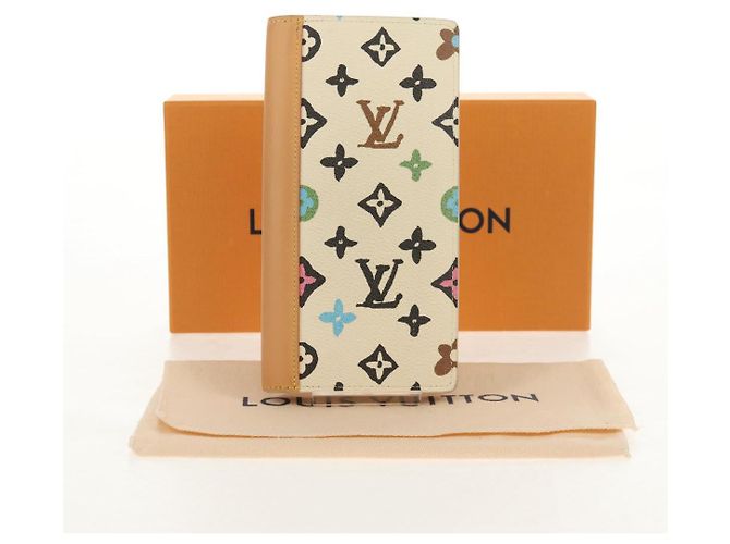 LOUIS VUITTON Cartera NM Craggy Brazza Monogram M83335 Auth 153325M Beige - vista 12