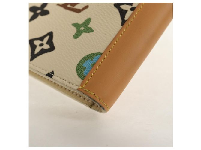 LOUIS VUITTON Cartera NM Craggy Brazza Monogram M83335 Auth 153325M Beige - vista 16