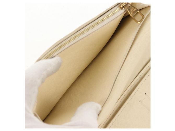 LOUIS VUITTON Cartera NM Craggy Brazza Monogram M83335 Auth 153325M Beige - vista 21