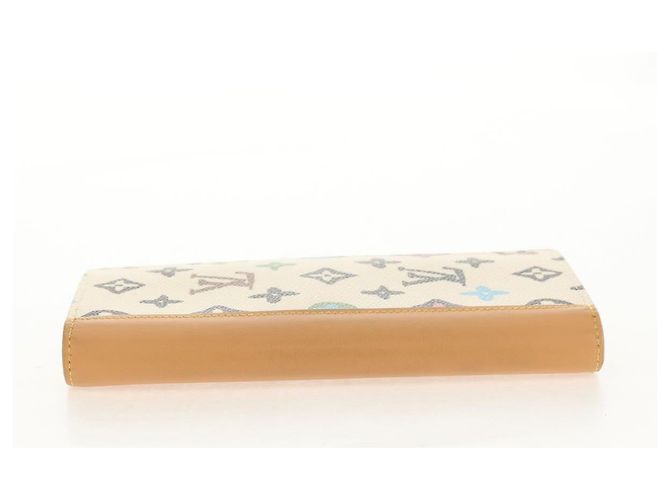 LOUIS VUITTON Cartera NM Craggy Brazza Monogram M83335 Auth 153325M Beige - vista 4