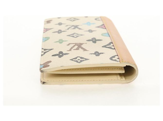 LOUIS VUITTON Cartera NM Craggy Brazza Monogram M83335 Auth 153325M Beige - vista 5