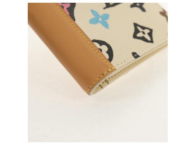 LOUIS VUITTON Cartera NM Craggy Brazza Monogram M83335 Auth 153325M Beige - vista 7