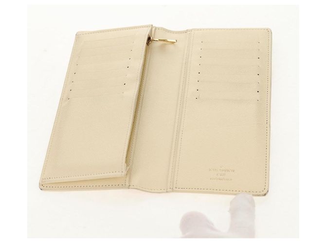 LOUIS VUITTON Cartera NM Craggy Brazza Monogram M83335 Auth 153325M Beige - vista 8