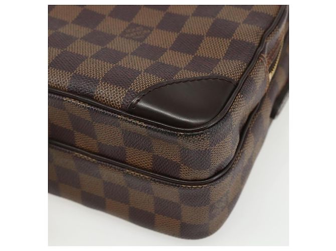 LOUIS VUITTON Borsa a Spalla Amazon Damier Ebene SPO N48074 LV Auth 155271V - vista 10