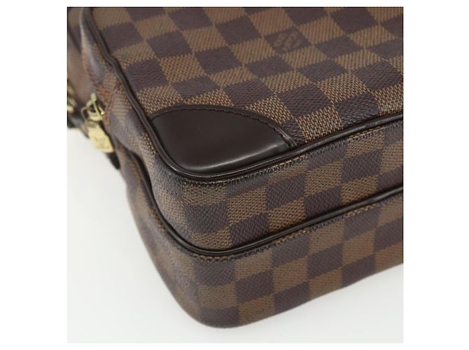 LOUIS VUITTON Borsa a Spalla Amazon Damier Ebene SPO N48074 LV Auth 155271V - vista 11