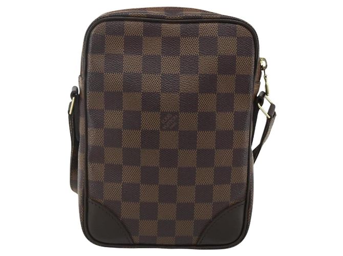 LOUIS VUITTON Borsa a Spalla Amazon Damier Ebene SPO N48074 LV Auth 155271V - vista 3