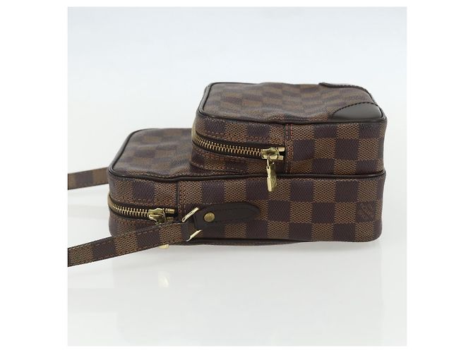 LOUIS VUITTON Borsa a Spalla Amazon Damier Ebene SPO N48074 LV Auth 155271V - vista 4