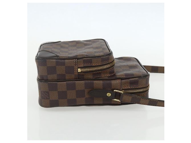 LOUIS VUITTON Borsa a Spalla Amazon Damier Ebene SPO N48074 LV Auth 155271V - vista 5