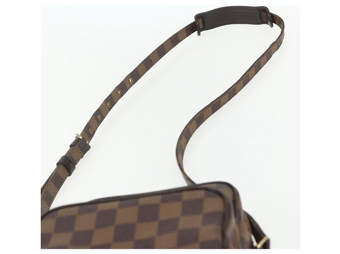 LOUIS VUITTON Borsa a Spalla Amazon Damier Ebene SPO N48074 LV Auth 155271V - vista 8