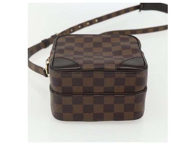 LOUIS VUITTON Borsa a Spalla Amazon Damier Ebene SPO N48074 LV Auth 155271V - vista 9