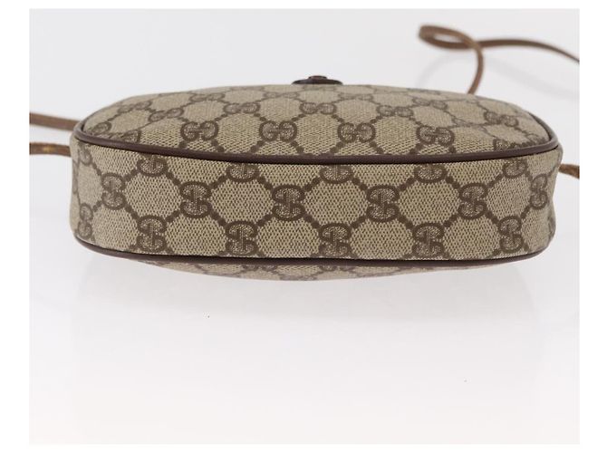 Borsa Sherry Line GG Supreme Web di GUCCI in PVC beige e rosso 007 58 6112 9411 Auth BA8618 - vista 9