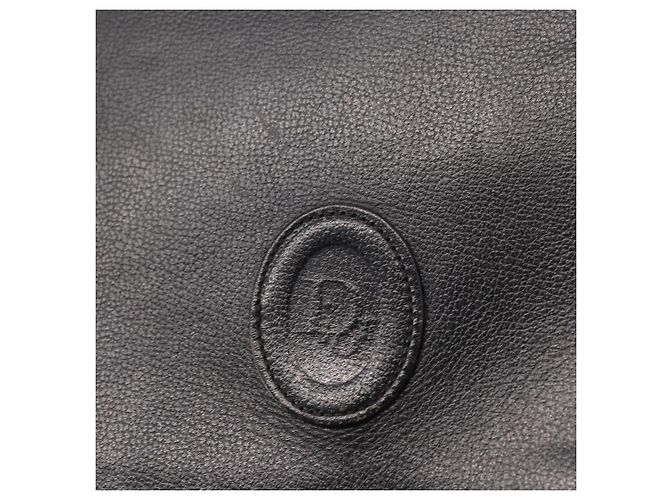Borsa a spalla con catena Christian Dior in pelle nera e oro Auth ka658 Nero D'oro - vista 14