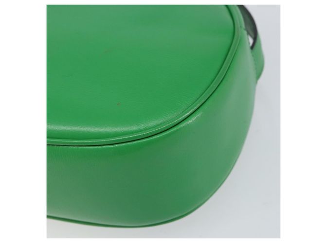 Céline Borsa a Spalla CELINE in Pelle Verde Oro Auth 155324 D'oro - vista 10