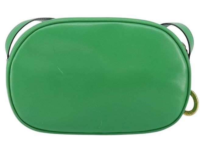 Céline Borsa a Spalla CELINE in Pelle Verde Oro Auth 155324 D'oro - vista 3