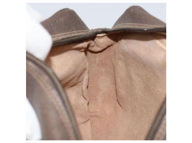 Borsa Sherry Line GG Supreme Web di GUCCI in PVC beige e oro 119 02 087 Auth 154660 D'oro - vista 20