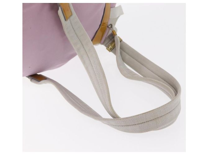 PRADA Backpack Nylon Pink Silver Auth 152952 Silvery - view 11