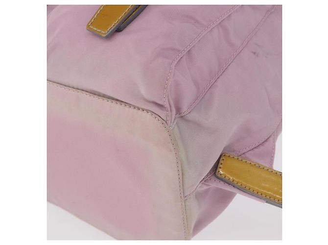 PRADA Backpack Nylon Pink Silver Auth 152952 Silvery - view 15