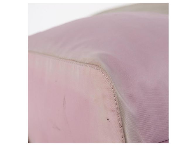 PRADA Backpack Nylon Pink Silver Auth 152952 Silvery - view 17