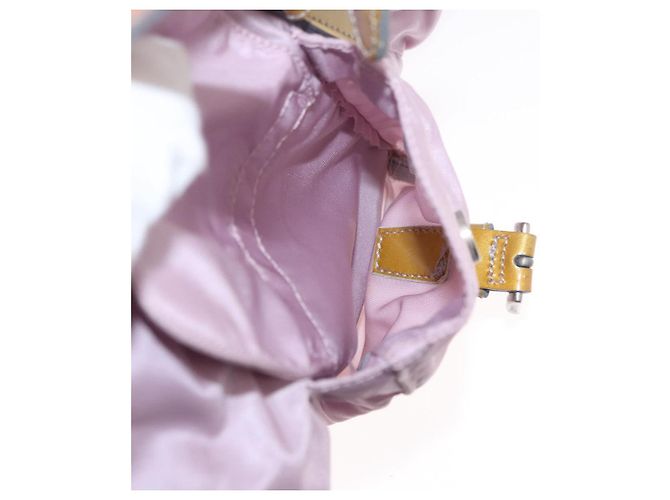 PRADA Backpack Nylon Pink Silver Auth 152952 Silvery - view 29