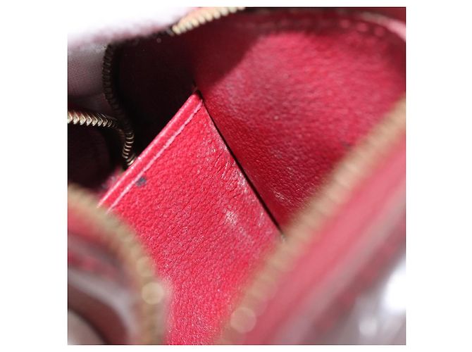 LOUIS VUITTON Pochette Cosmetica PM Pouch Rouge Grunadine M91746 Auth 149288 - vista 12