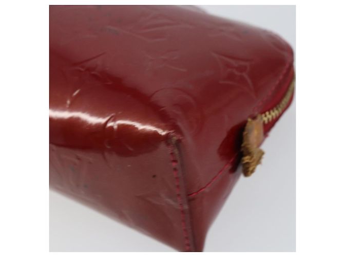 LOUIS VUITTON Pochette Cosmetica PM Pouch Rouge Grunadine M91746 Auth 149288 - vista 14