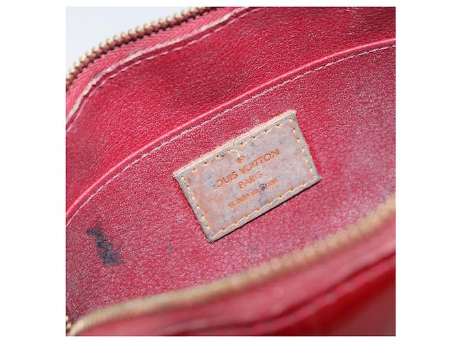 LOUIS VUITTON Pochette Cosmetica PM Pouch Rouge Grunadine M91746 Auth 149288 - vista 18