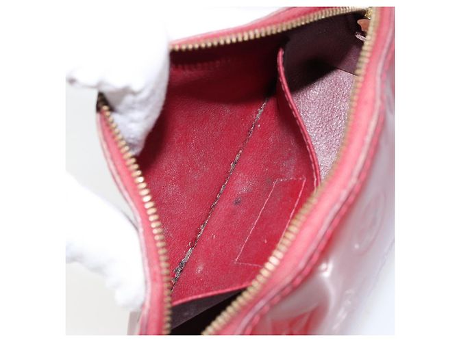 LOUIS VUITTON Pochette Cosmetica PM Pouch Rouge Grunadine M91746 Auth 149288 - vista 21