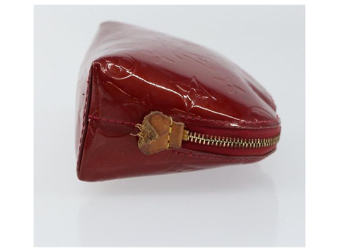 LOUIS VUITTON Pochette Cosmetica PM Pouch Rouge Grunadine M91746 Auth 149288 - vista 3